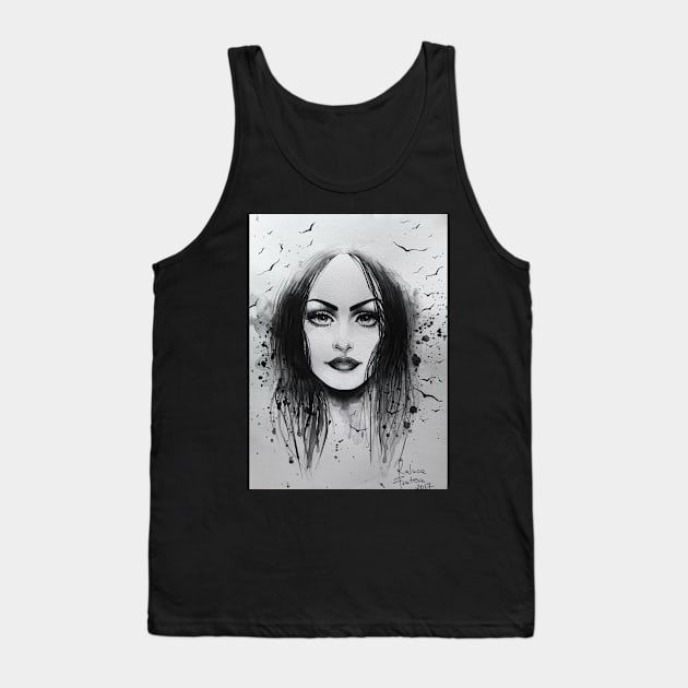 Quote the Raven Tank Top by Raluca0280